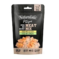 Snack Para Perros Naturalistic Carnes, Goji y Arándanos100gr